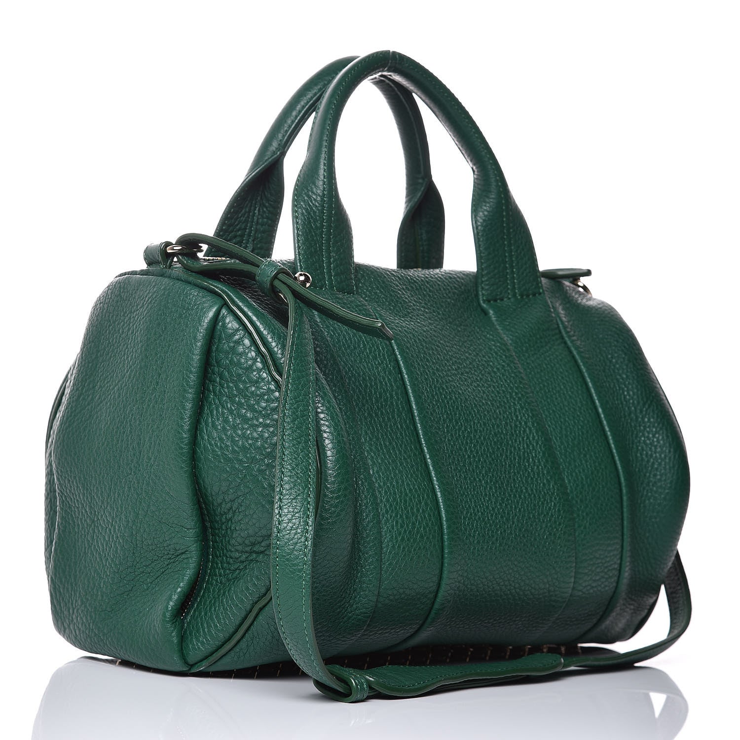 Alexander Wang Pebbled Lambskin Rocco Vine Gold Hardware 4 of 9