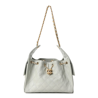 Chanel Caviar Quilted Small Chanel 25 Handbag Light Green 1 of 10