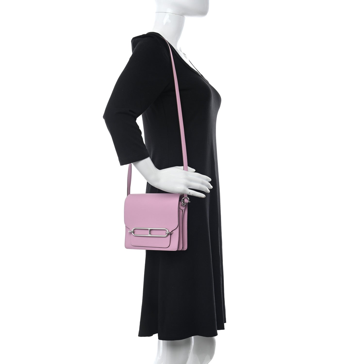 Hermes Swift Mini Sac Roulis Mauve Sylvestre 3 of 21
