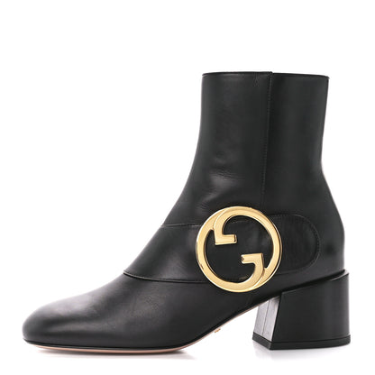 Gucci Malaga Kid GG Blondie 55mm Ankle Boots 36.5 Black 1 of 10