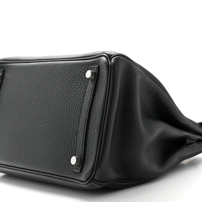 Hermes Togo BIRKIN 30 Black 10 of 12