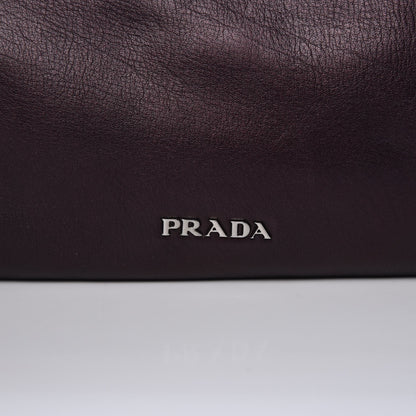 Prada Nappa Python Clutch Purple 9 of 9