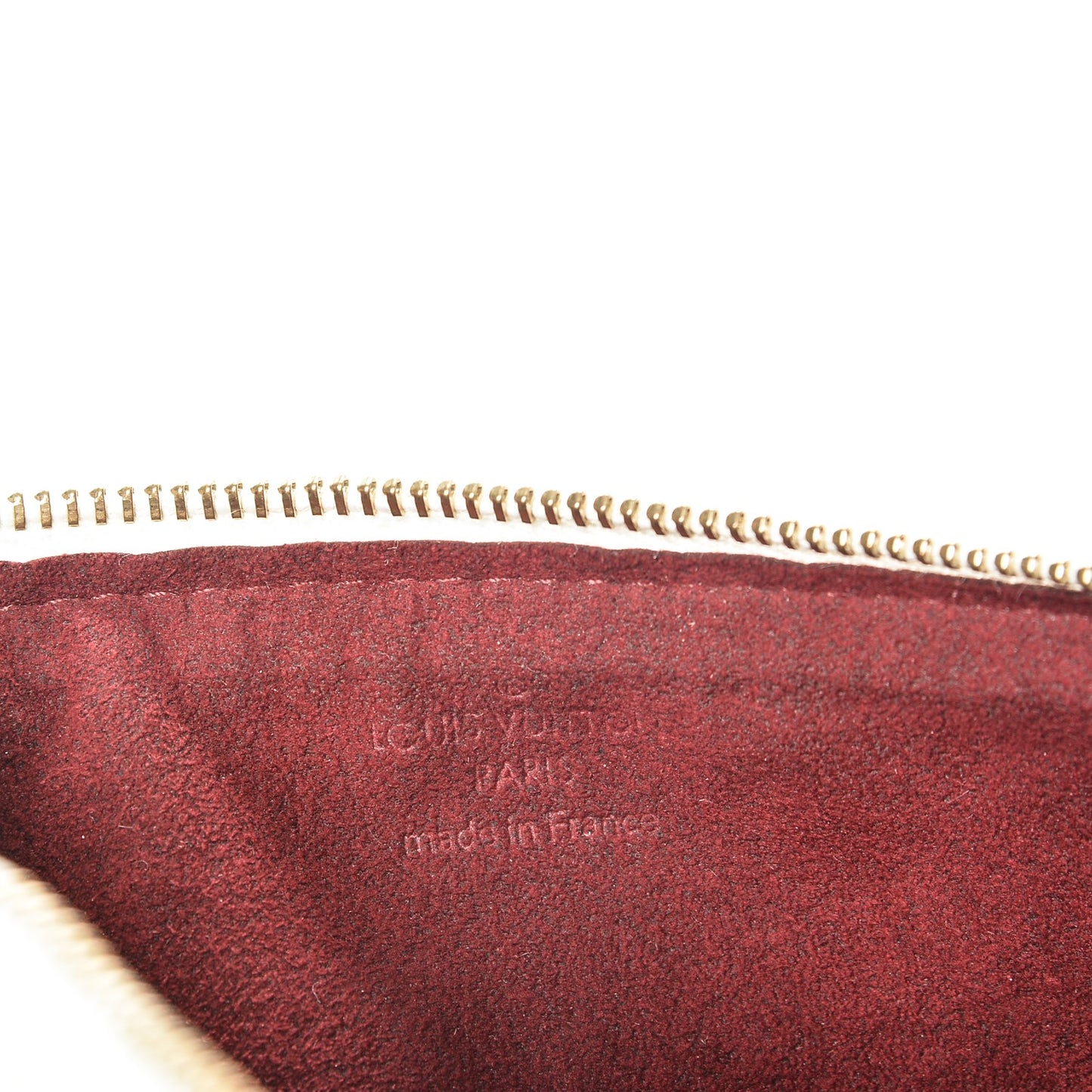Monogram Multicolor Pochette Plate GM White