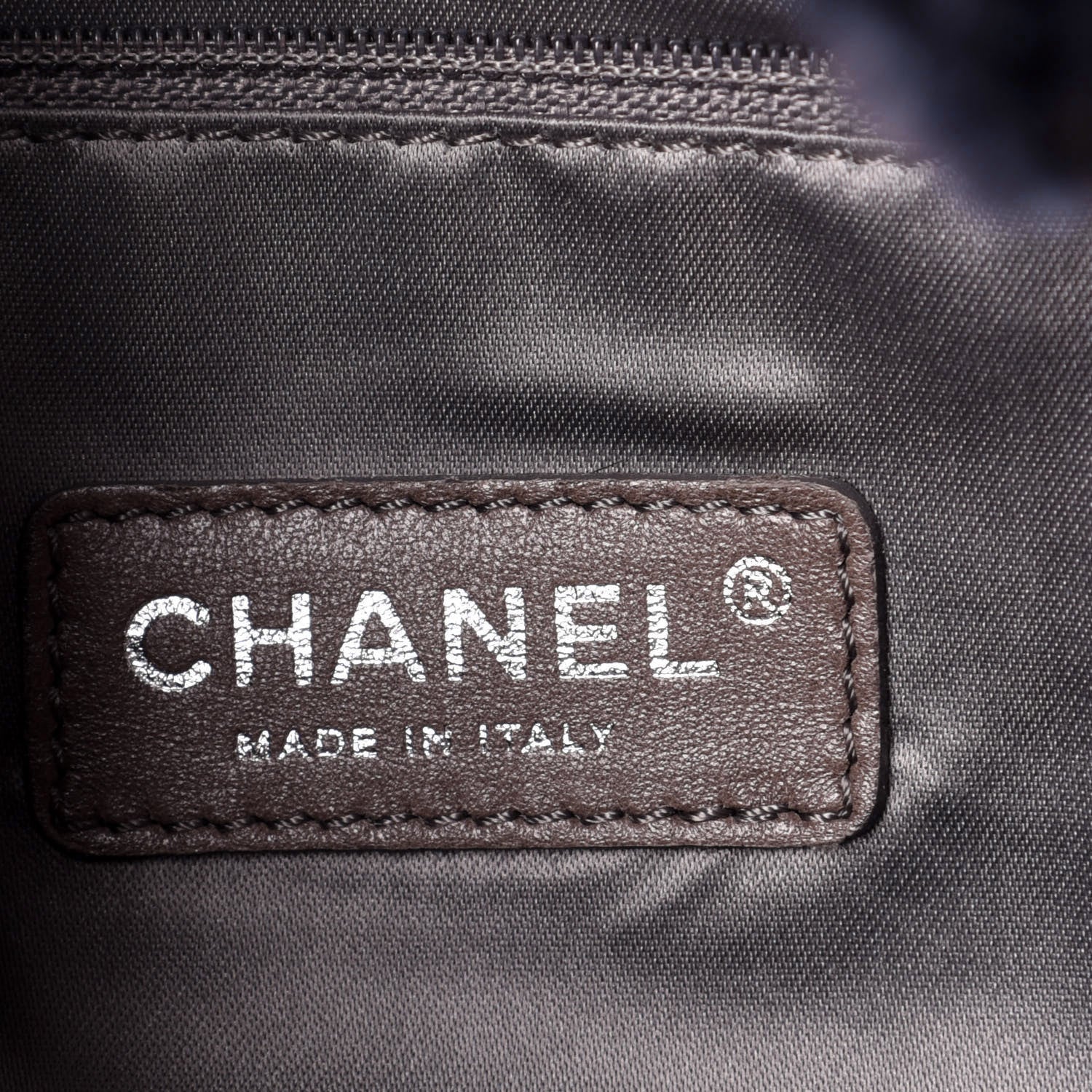 Chanel Lambskin Rabbit Shoulder Bag Navy 5 of 9