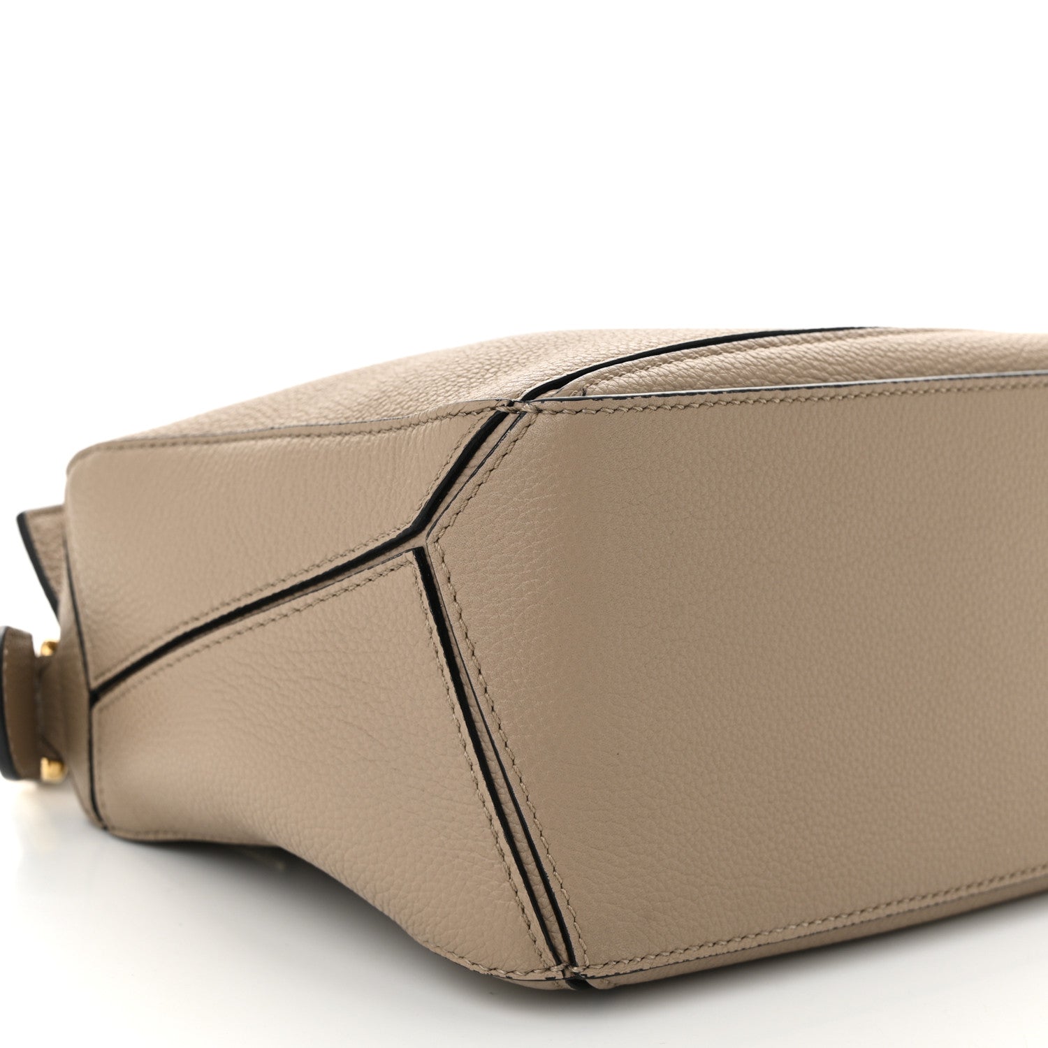 Loewe Grained Calfskin Small Puzzle Bag Sand 8 of 9