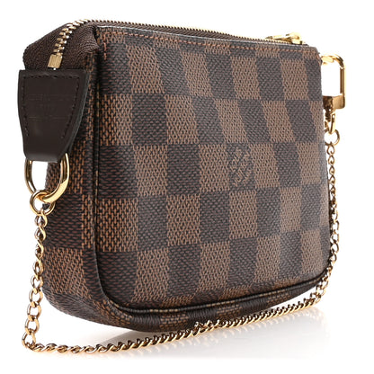 Louis Vuitton Damier Ebene Mini Pochette Accessories 3 of 7