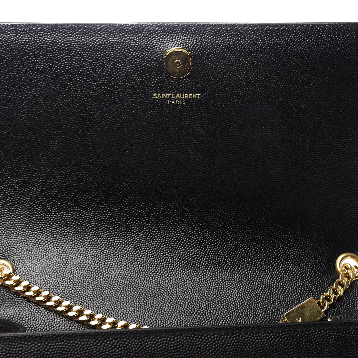 Saint Laurent Grain De Poudre Medium Classic Monogram Kate Satchel Black 8 of 9