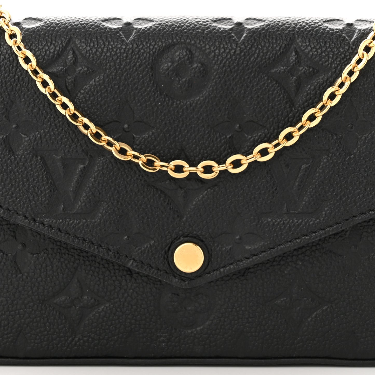 Empreinte Pochette Felicie Chain Wallet Black