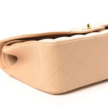 Chanel Caviar Quilted Jumbo Double Flap Beige Clair 6 of 11