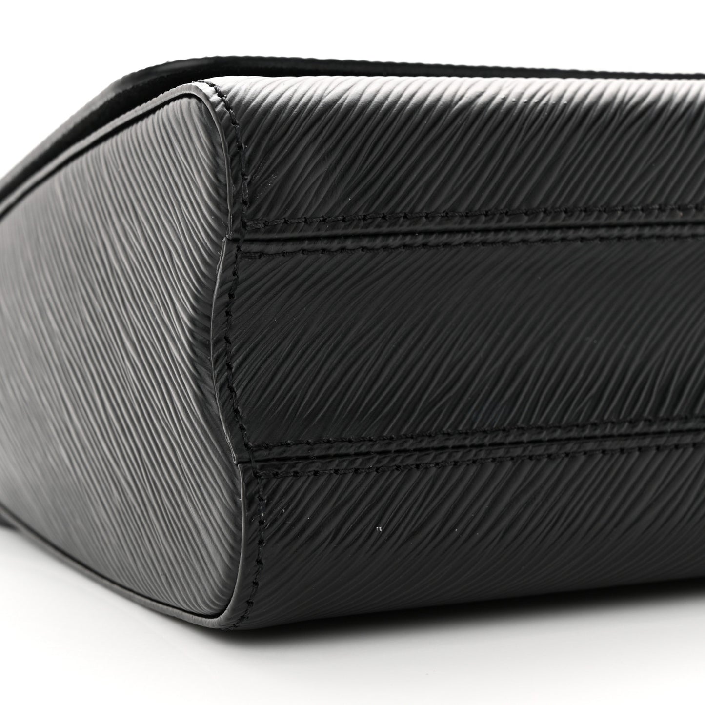 Epi Twist Monogram Flower Chain Shoulder Bag MM Black