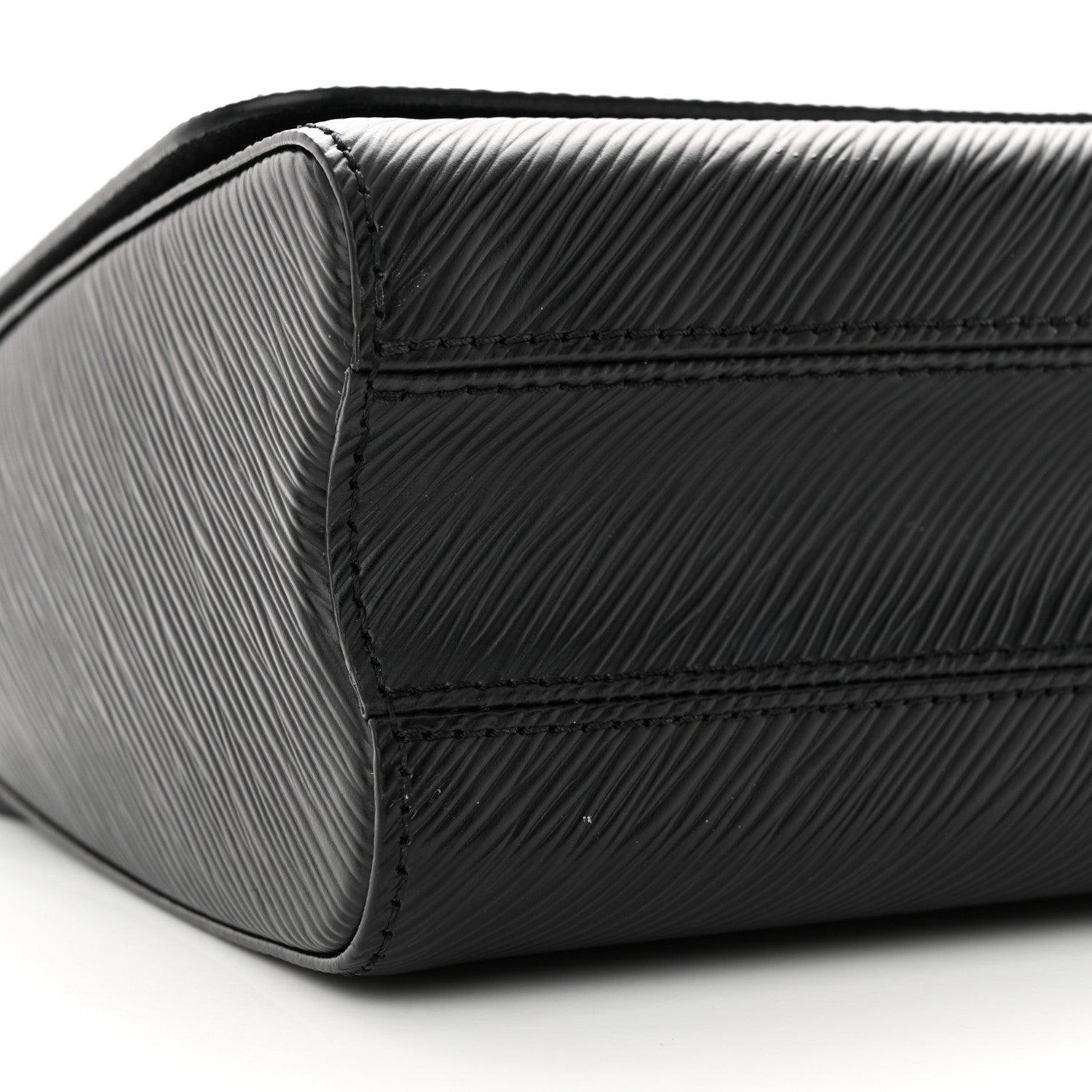 Louis Vuitton Epi Twist Monogram Flower Chain Shoulder Bag MM Black 8 of 11