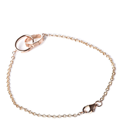 Cartier 18K Pink Gold Interlocking LOVE Bracelet 3 of 6