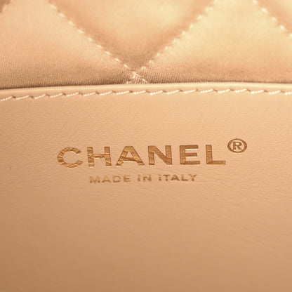 Chanel Metallic Lambskin Quilted Mini Chanel 22 Golden 6 of 10