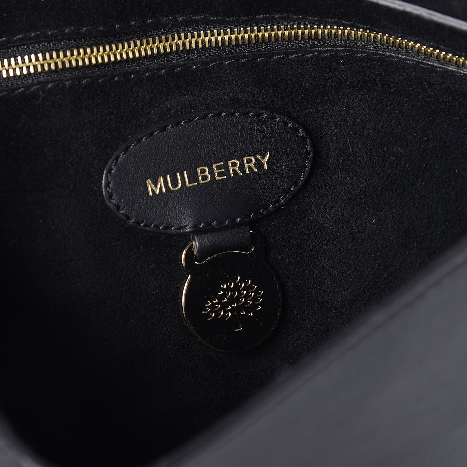 Mulberry Classic Calfskin Flower Cecily Flap Black 6 of 8