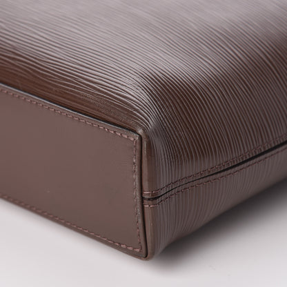 Louis Vuitton Epi Brooks Briefcase Brown 9 of 10