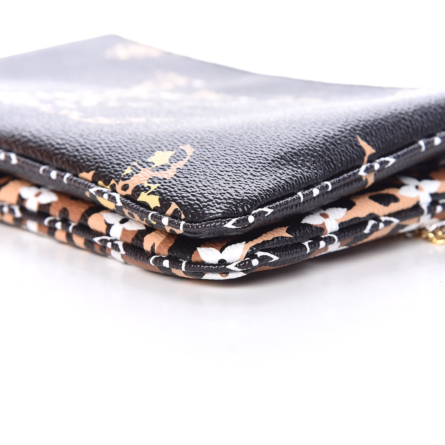 Louis Vuitton Monogram Giant Jungle Pochette Double Zip Black 10 of 11