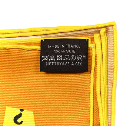 Hermes Silk Is This A Love Story? Scarf 70 Rose Nacre Ocre Beige 3 of 6