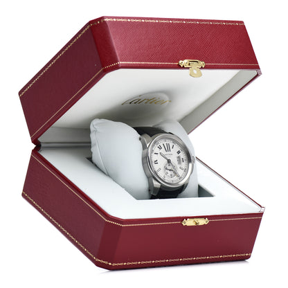 Cartier Stainless Steel Alligator 42mm Calibre de Cartier Automatic Watch 5 of 5