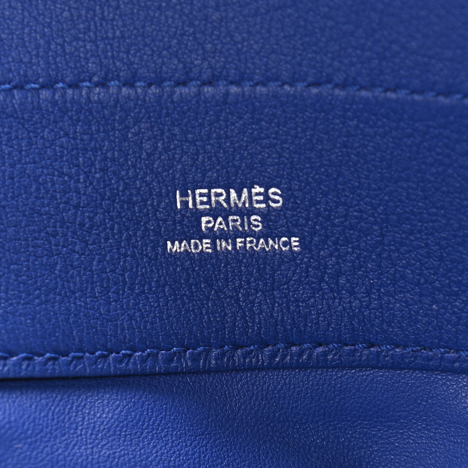 Hermes Milo Lambskin Swift Mini Aline Bleu Electrique 6 of 10