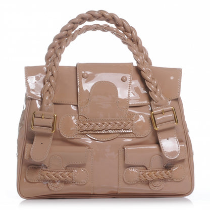 Valentino Garavani Patent Large Histoire Pink 1 of 7