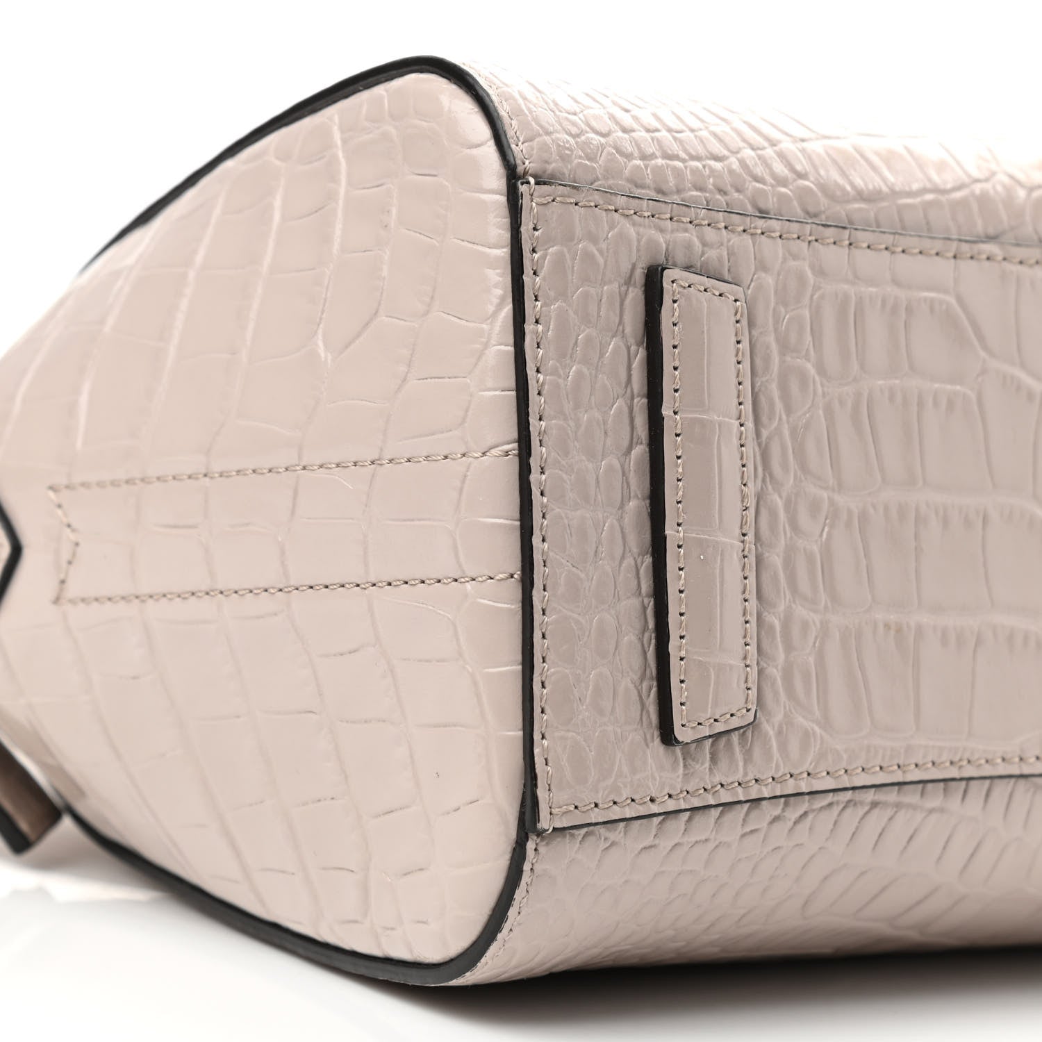 Givenchy Calfskin Crocodile Embossed Mini Antigona Dune 9 of 10