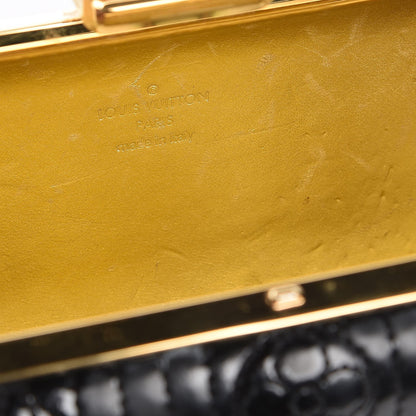 Louis Vuitton Vernis Monogram Motard Minaudiere Clutch Black 6 of 9