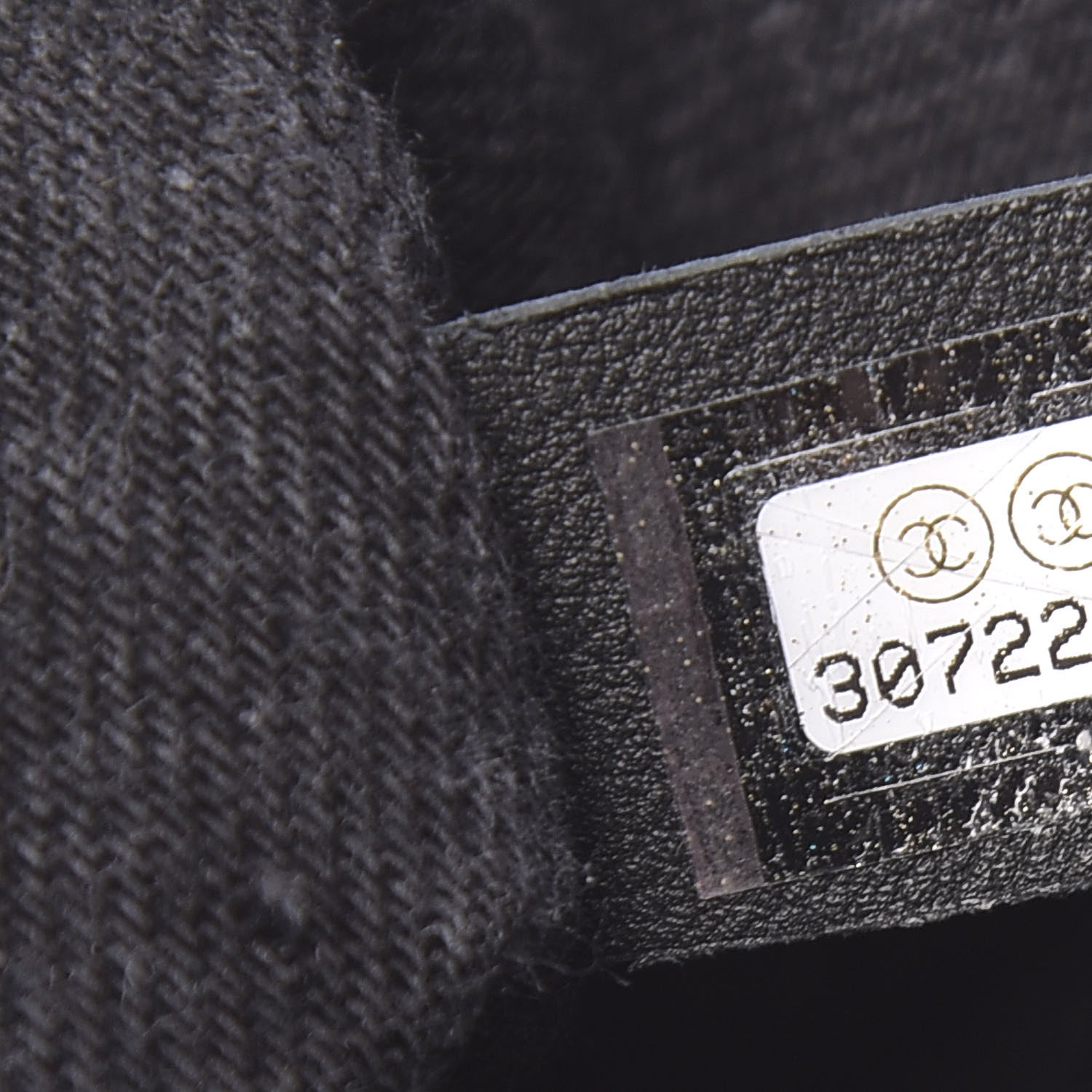 Chanel Denim CC Quilted Mini Square Flap Black 7 of 11