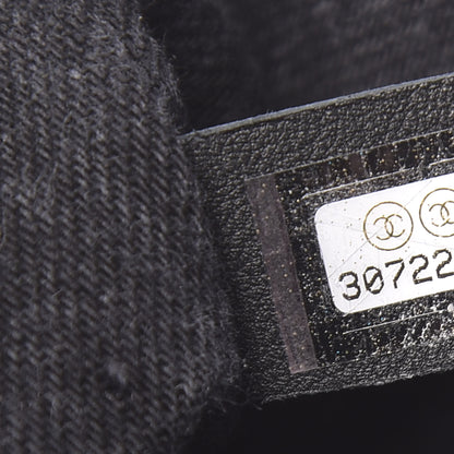 Chanel Denim CC Quilted Mini Square Flap Black 7 of 11