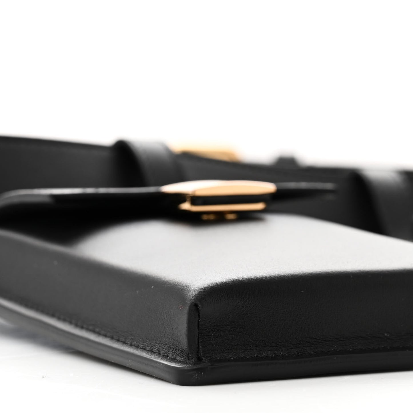 Calfskin Multi Pocket Belt Black