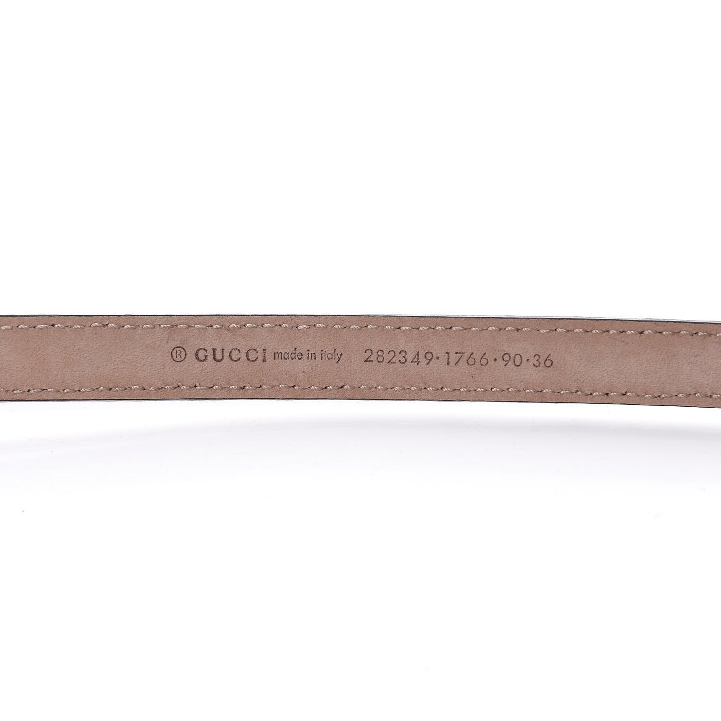 Calfskin Horsebit Skinny Belt 90 36 Black