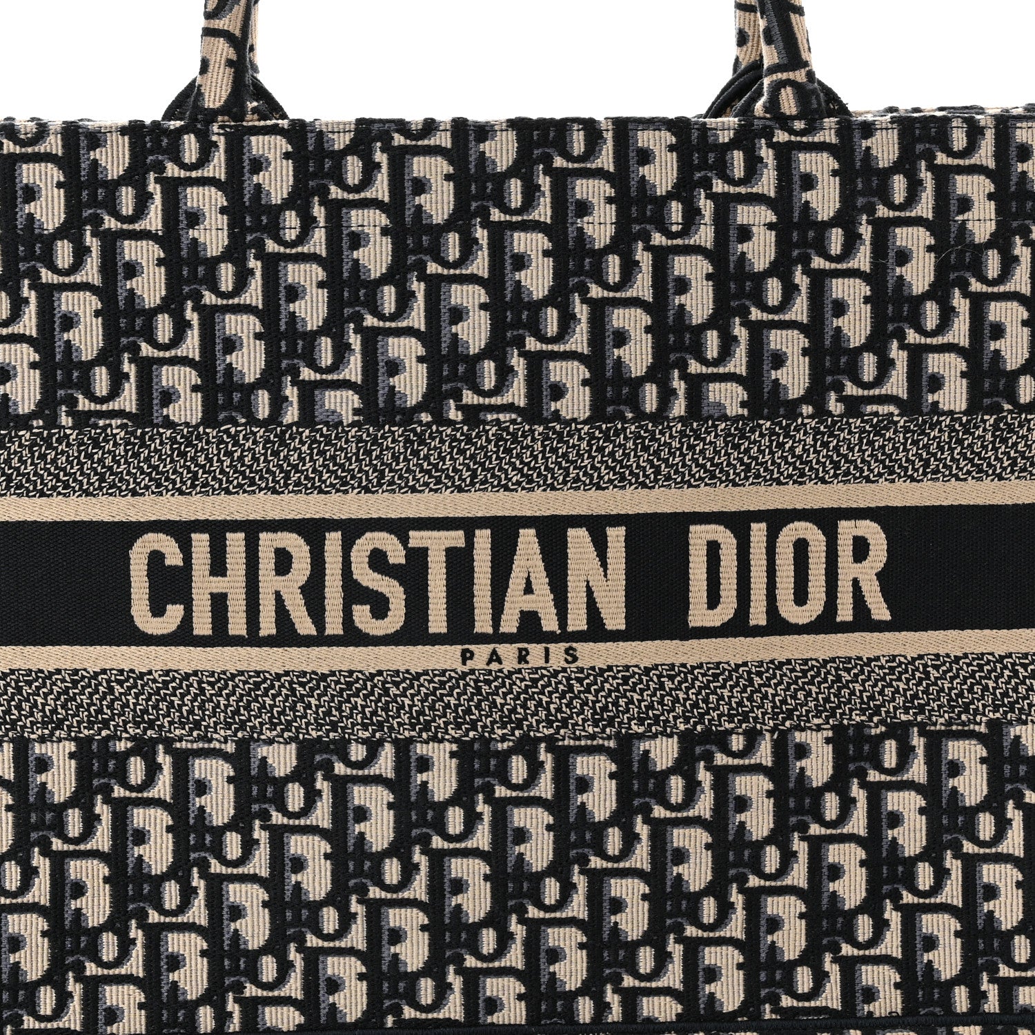 Christian Dior Oblique Medium Book Tote Blue Multicolor 10 of 10