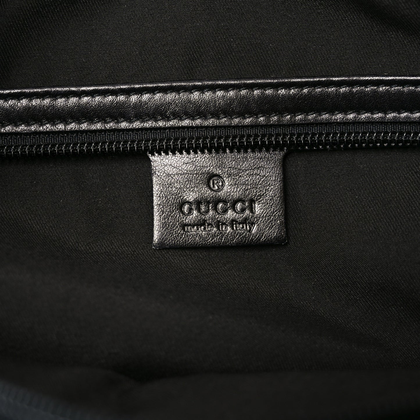 Monogram Large Punch Tote Black