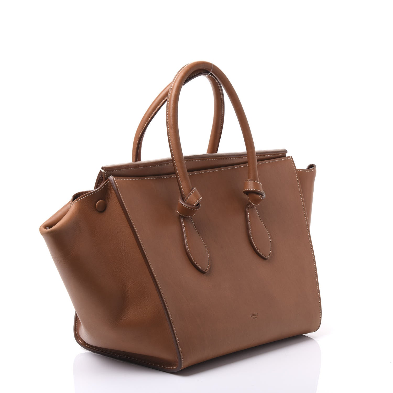 Celine Natural Calfskin Small Tie Knot Tote Tan 2 of 10