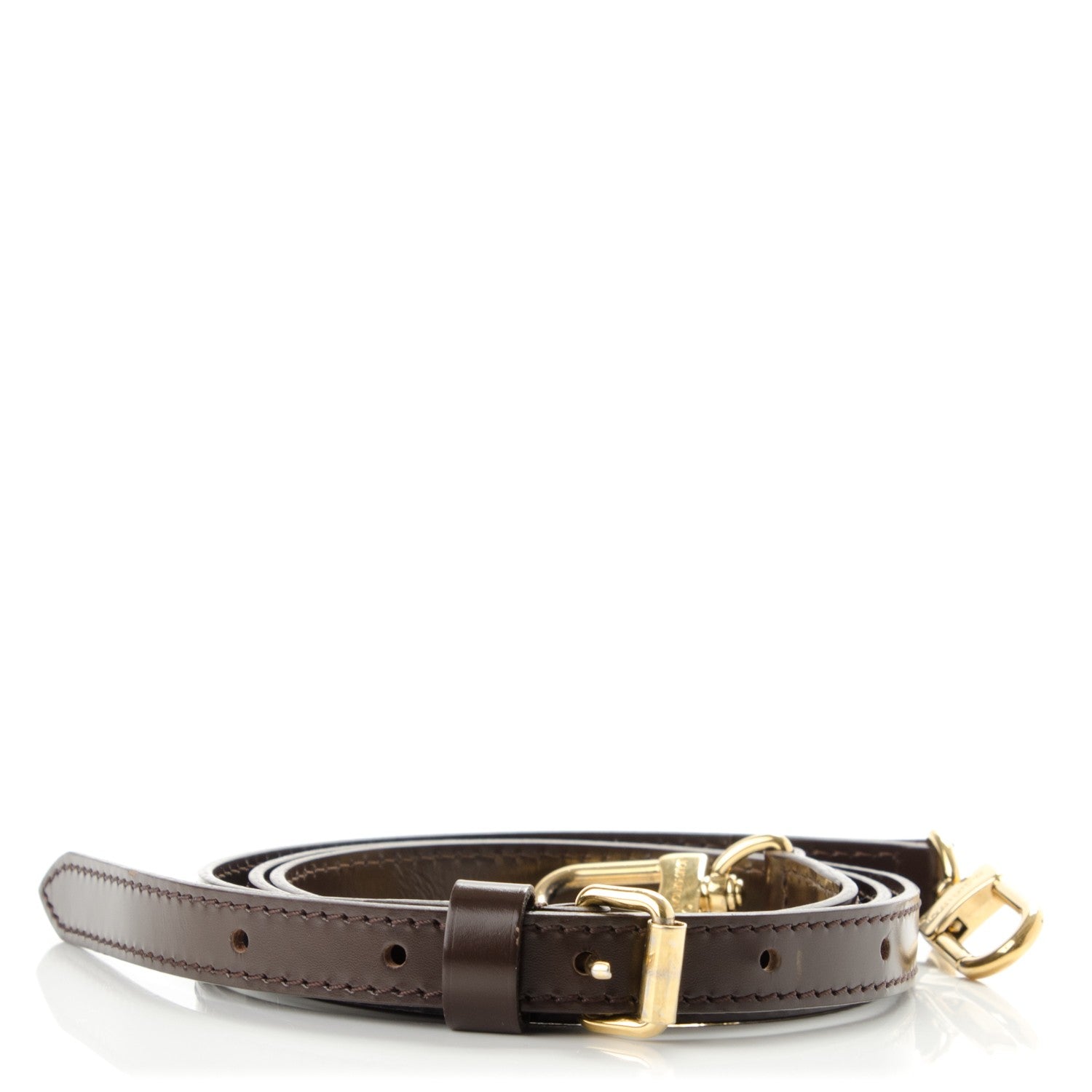 Louis Vuitton Calfskin 16mm Shoulder Strap Brown 1 of 5