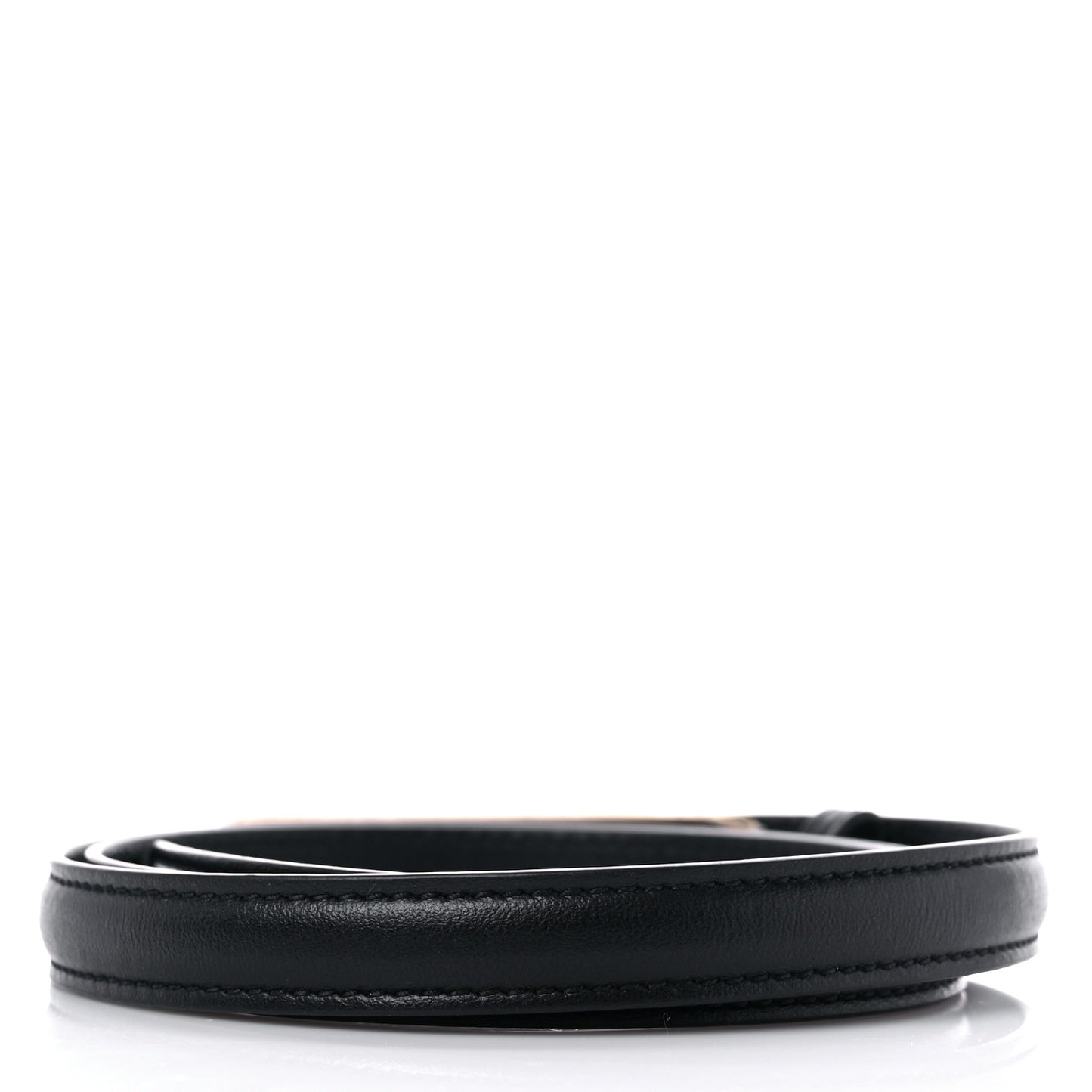 Calfskin CD Belt 85 Black