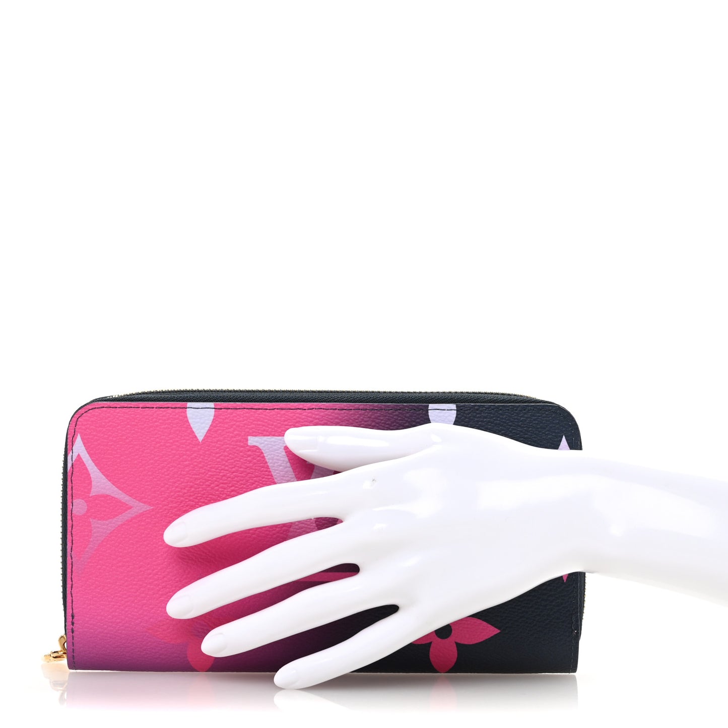 Monogram Giant Spring In The City Zippy Wallet Midnight Fuchsia