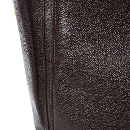 Chanel Caviar Shopper Tote Brown 14 of 15