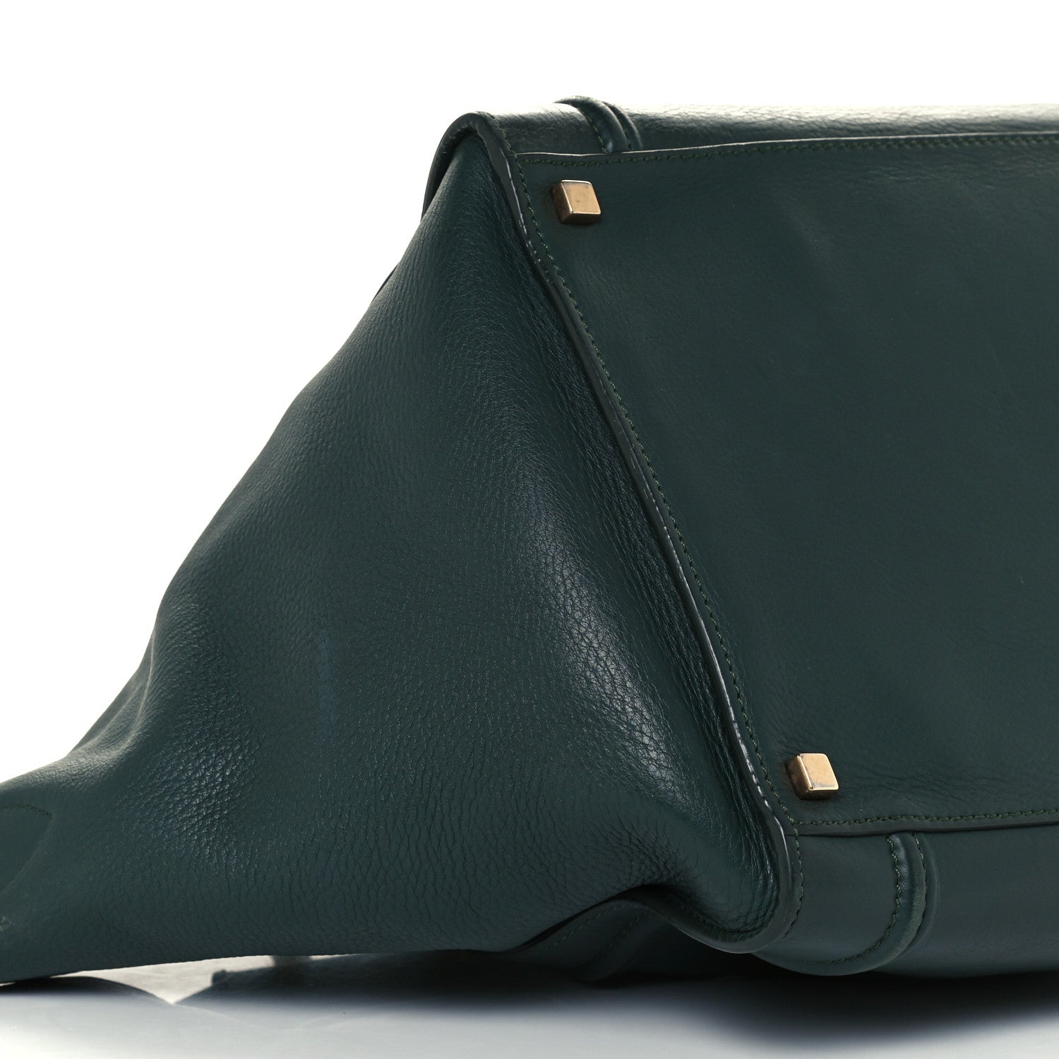 Celine Supple Calfskin Medium Phantom Luggage Forest 9 of 10