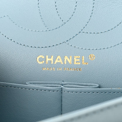 Chanel Aged Calfskin Quilted 2.55 Reissue 226 Flap Light Blue 6 of 11