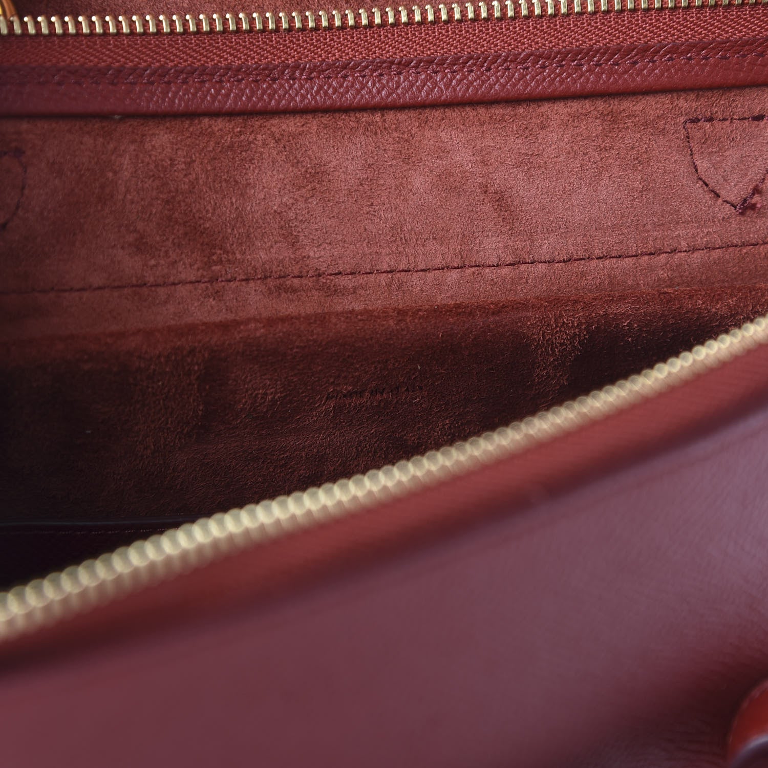 Celine Baby Grained Calfskin Micro Belt Bag Ruby 8 of 9