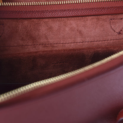 Celine Baby Grained Calfskin Micro Belt Bag Ruby 8 of 9
