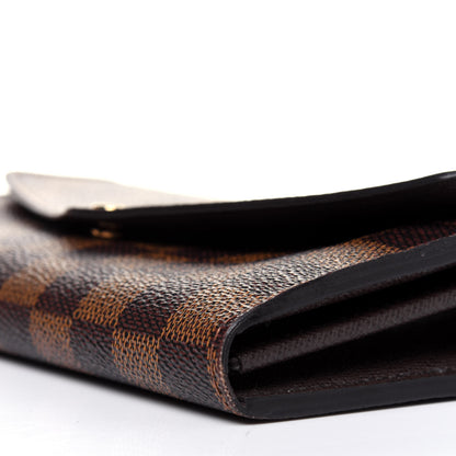 Louis Vuitton Damier Ebene Sarah Wallet NM 10 of 14