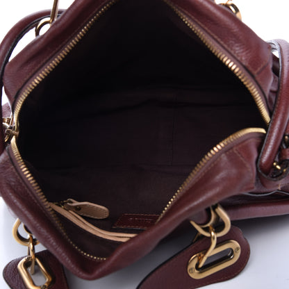 Chloe Calfskin Medium Paraty Burgundy 5 of 12