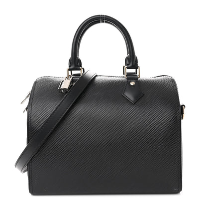 Louis Vuitton Epi Speedy Bandouliere 25 Black 1 of 12