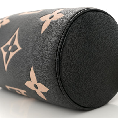 Louis Vuitton Empreinte Monogram Giant Papillon BB Black Beige 9 of 10