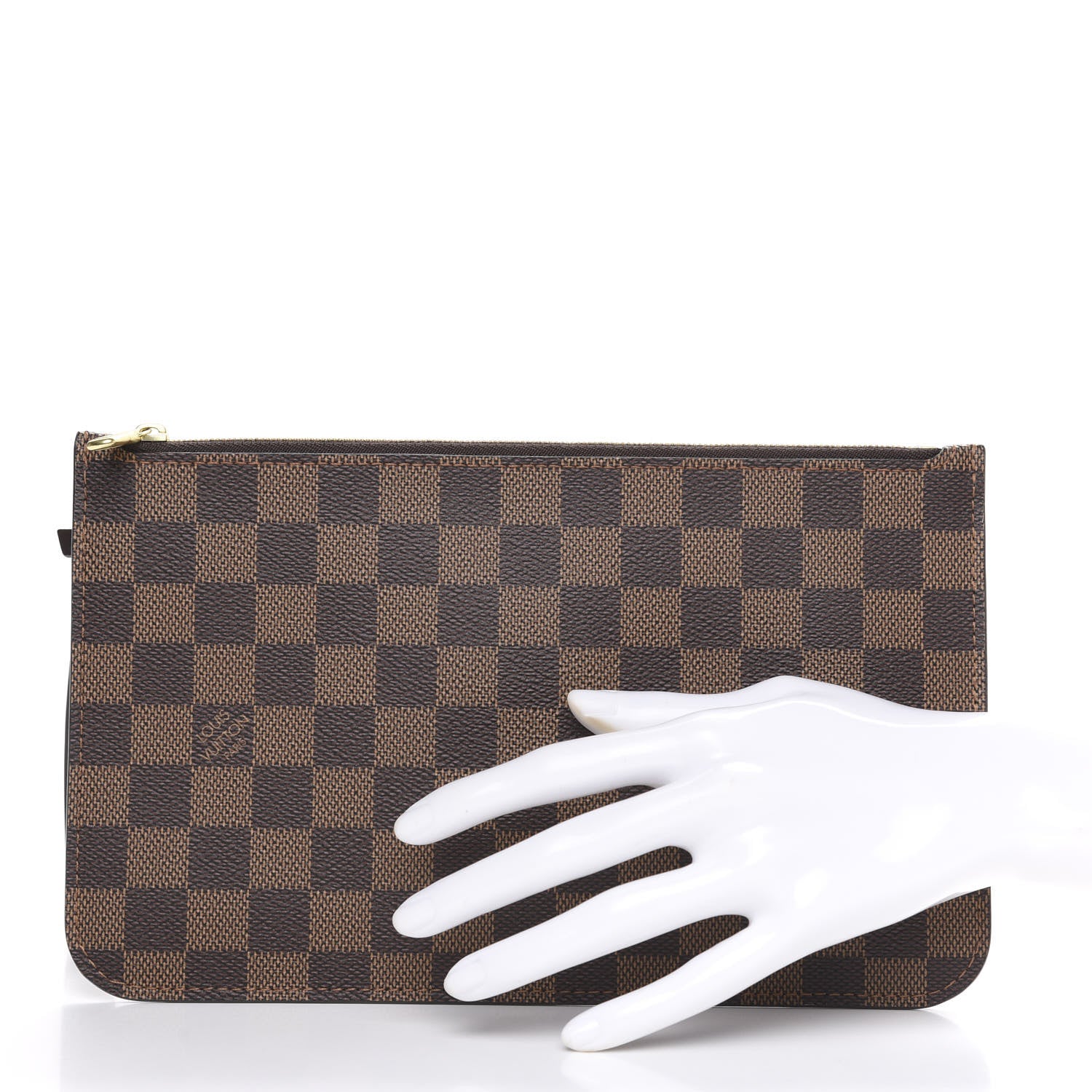 Louis Vuitton Damier Ebene Neverfull MM GM Pochette 2 of 7