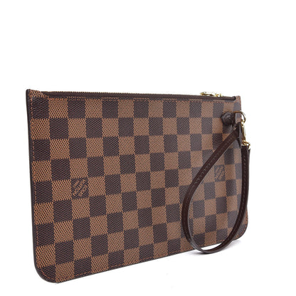 Louis Vuitton Damier Ebene Neverfull MM GM Pochette 4 of 7
