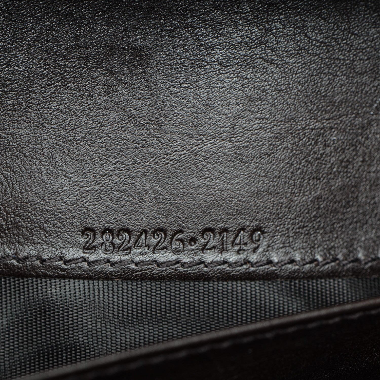 Gucci Monogram Margaux Calfskin Sukey Continental Organizer Wallet Beige Ebony Cocoa 8 of 8