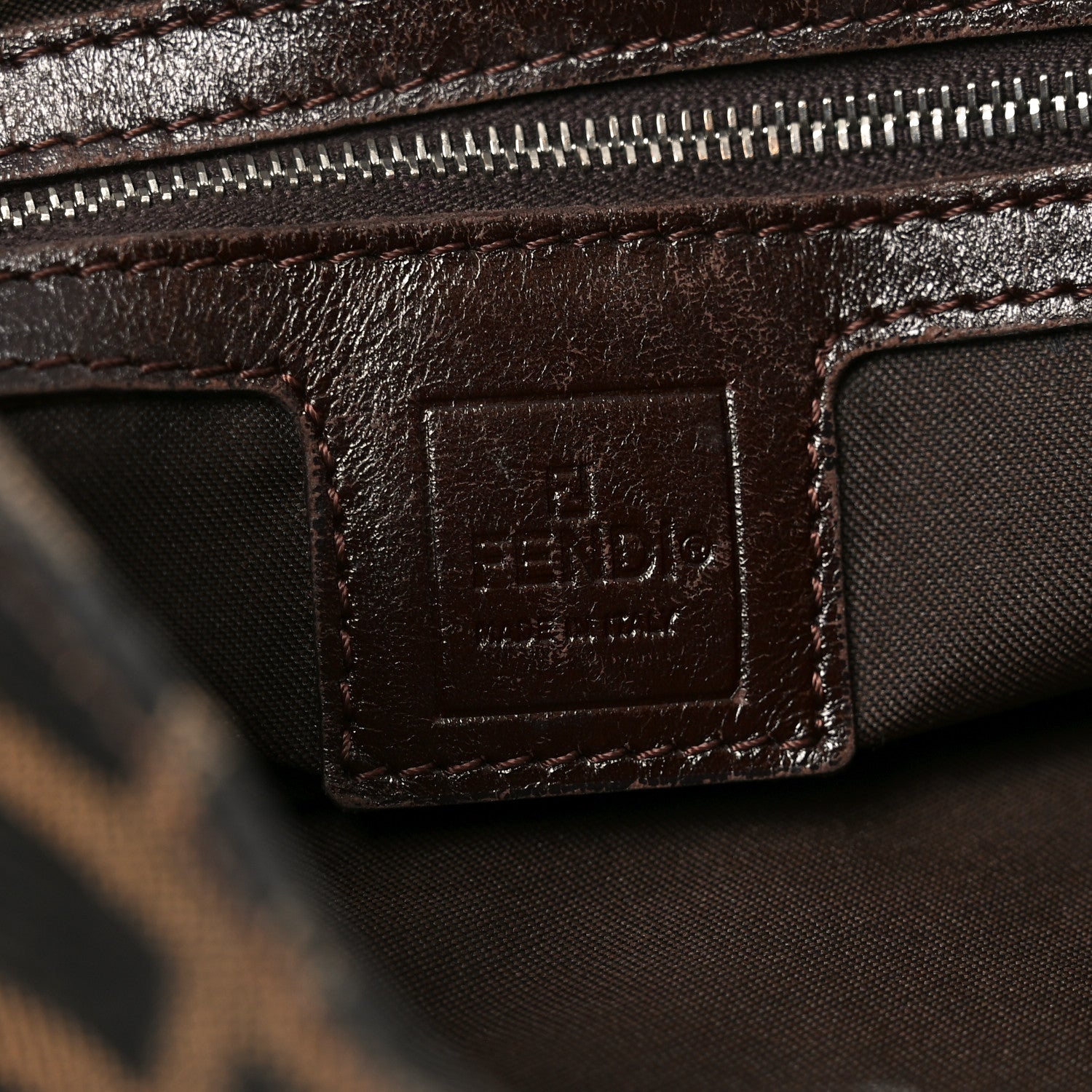 Fendi Zucca Hobo Tobacco 6 of 10