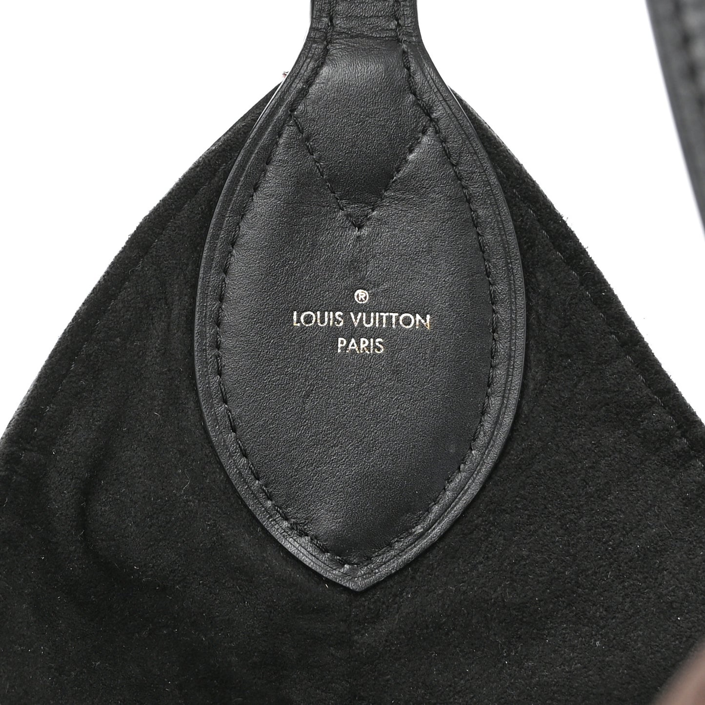 Monogram Flower Hobo Black